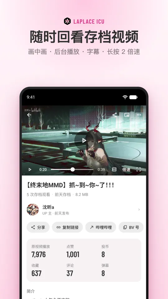 播放器:画中画、后台播放、字幕与倍速